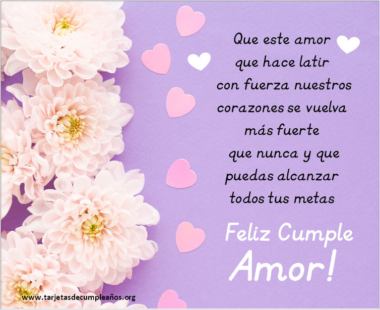 ▷ Tarjetas de Cumpleaños para Esposa o Novia Imágenes con frases ?